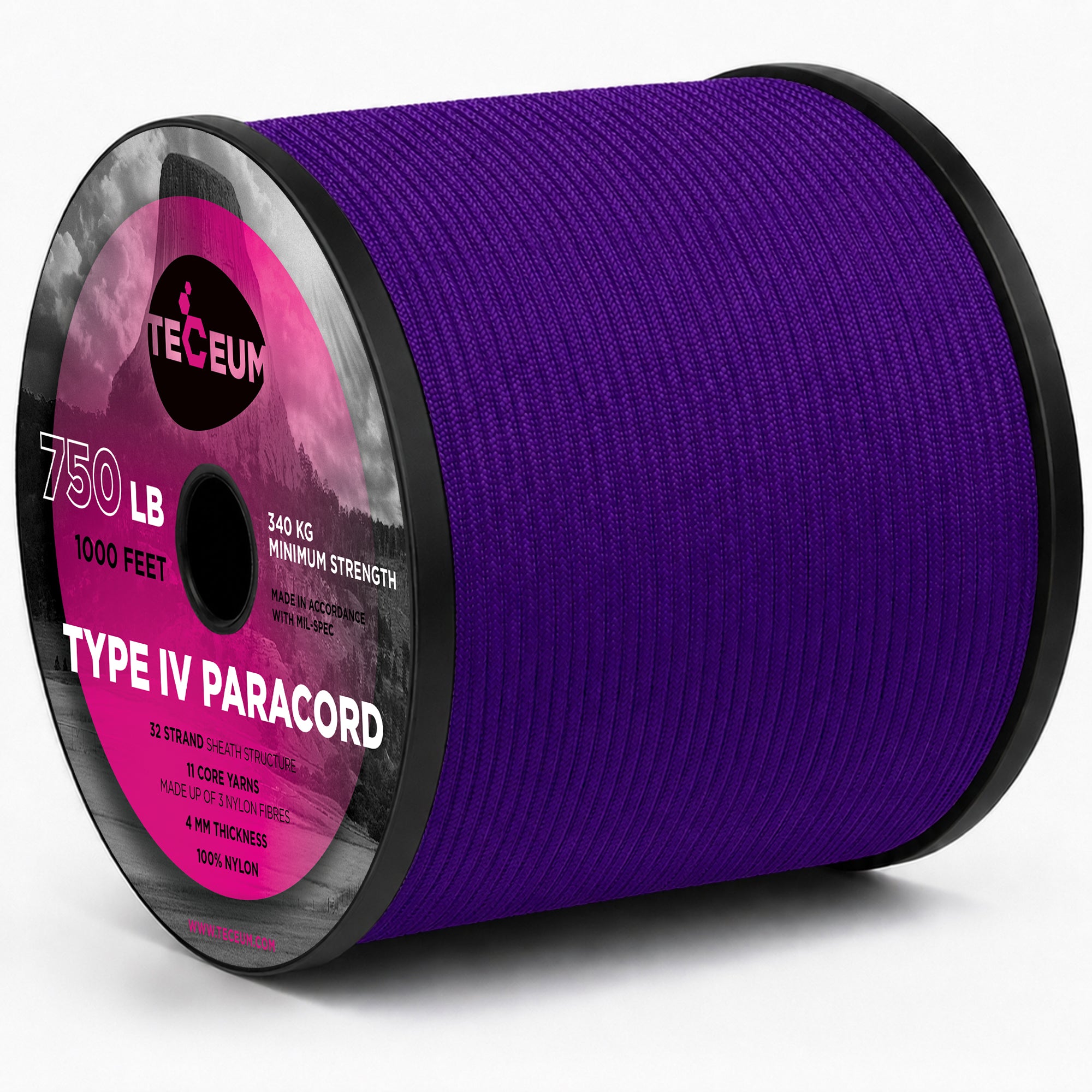 Paracord IV 750 Indigo – 1000 ft - image 1