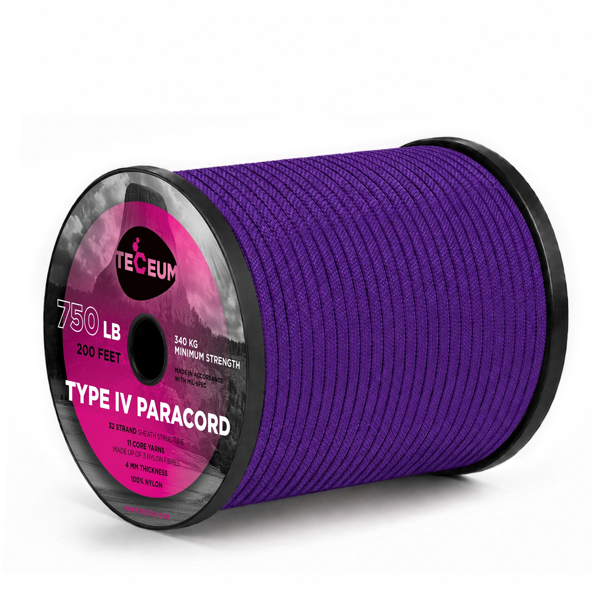 Paracord IV 750 Indigo – 200 ft - image 1
