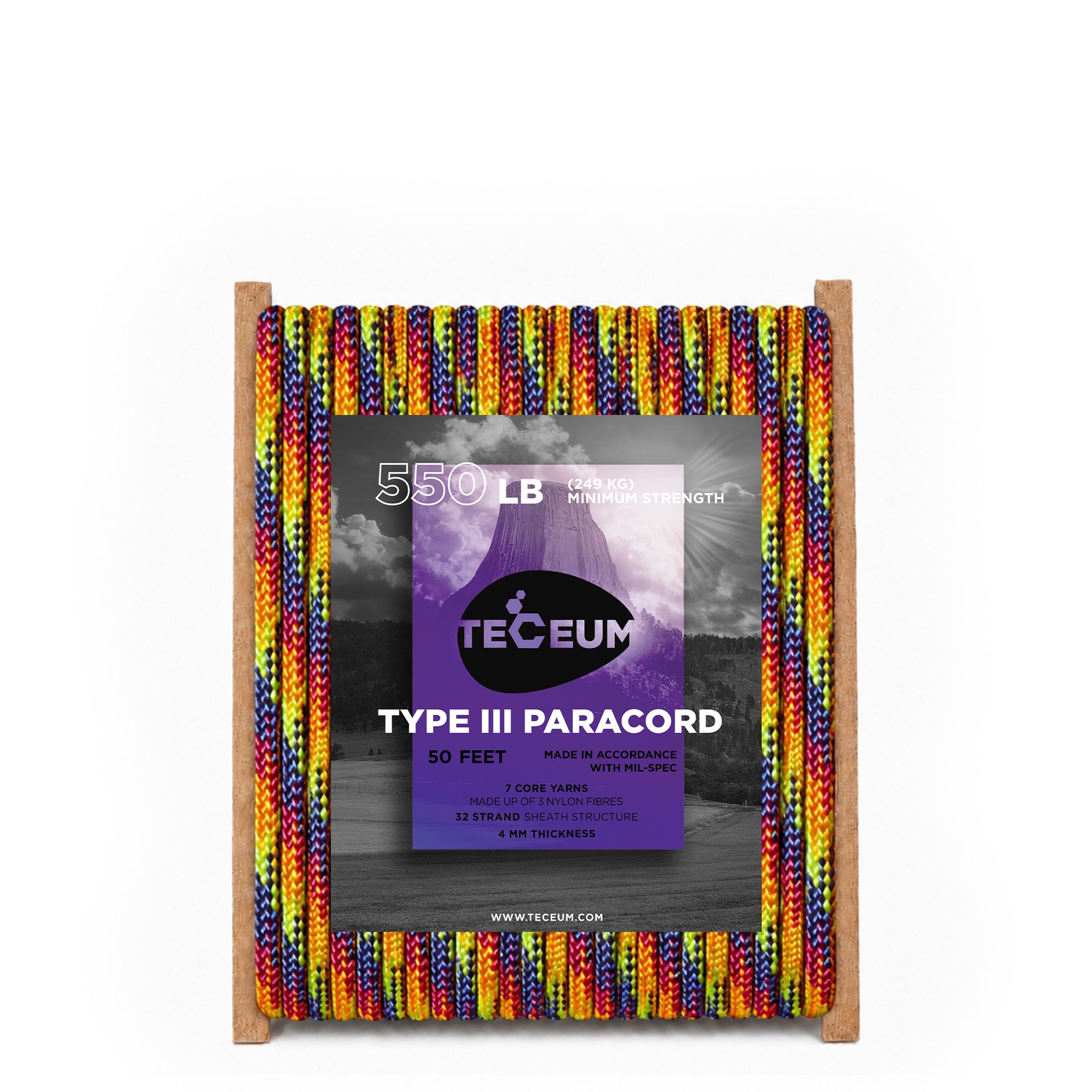 Paracord III 550 Kaleidoscope – 50 ft - image 1