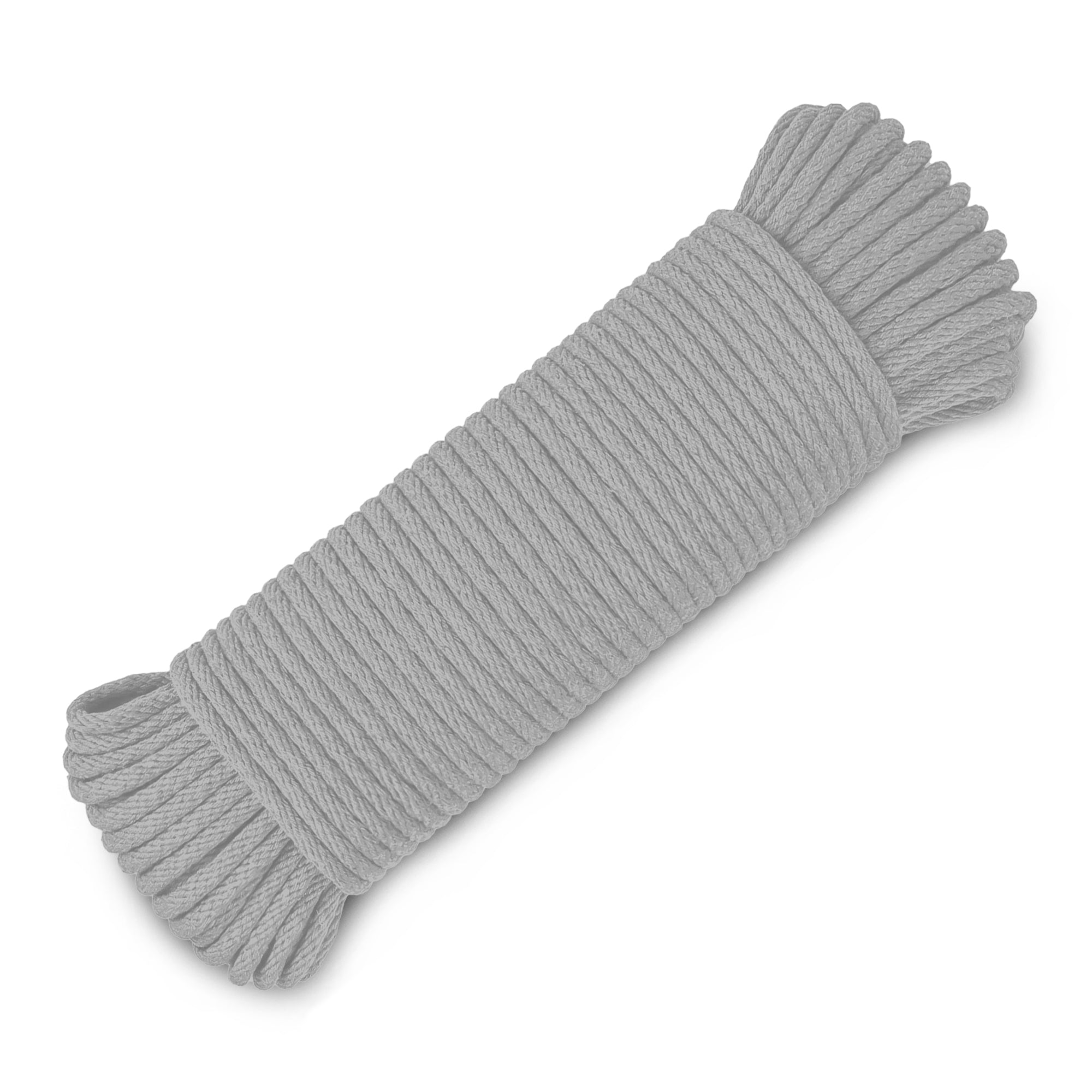 Rope Cotton 3/16" 100 ft Light Gray - image 1