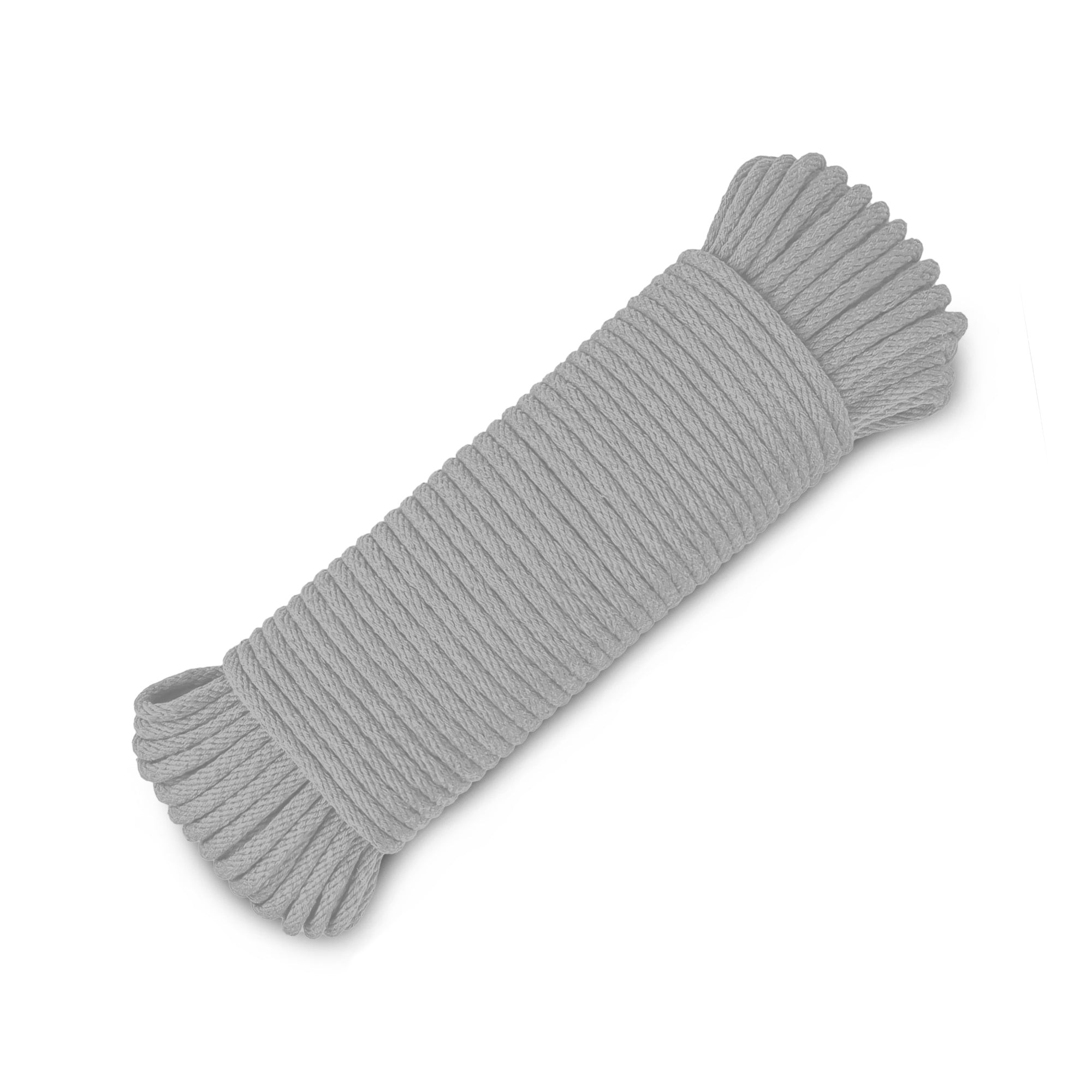 Rope Cotton 3/16" 50 ft Light Gray - image 1