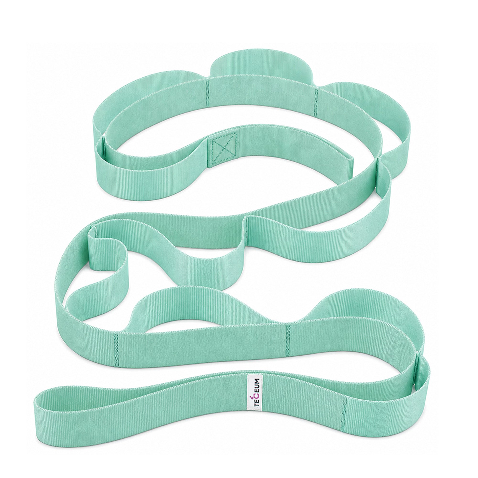 PT Stretching Loop Straps – Polypro – Light Green – 1” - image 1
