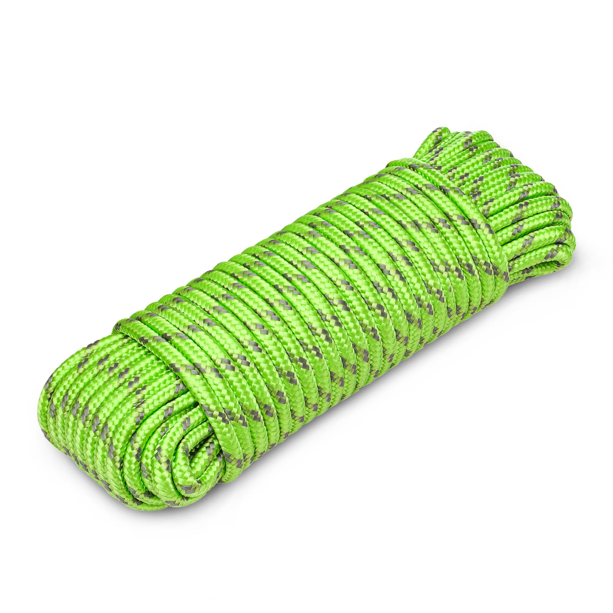 Rope Polypropylene 3/8" 90 ft Green Gray - image 1