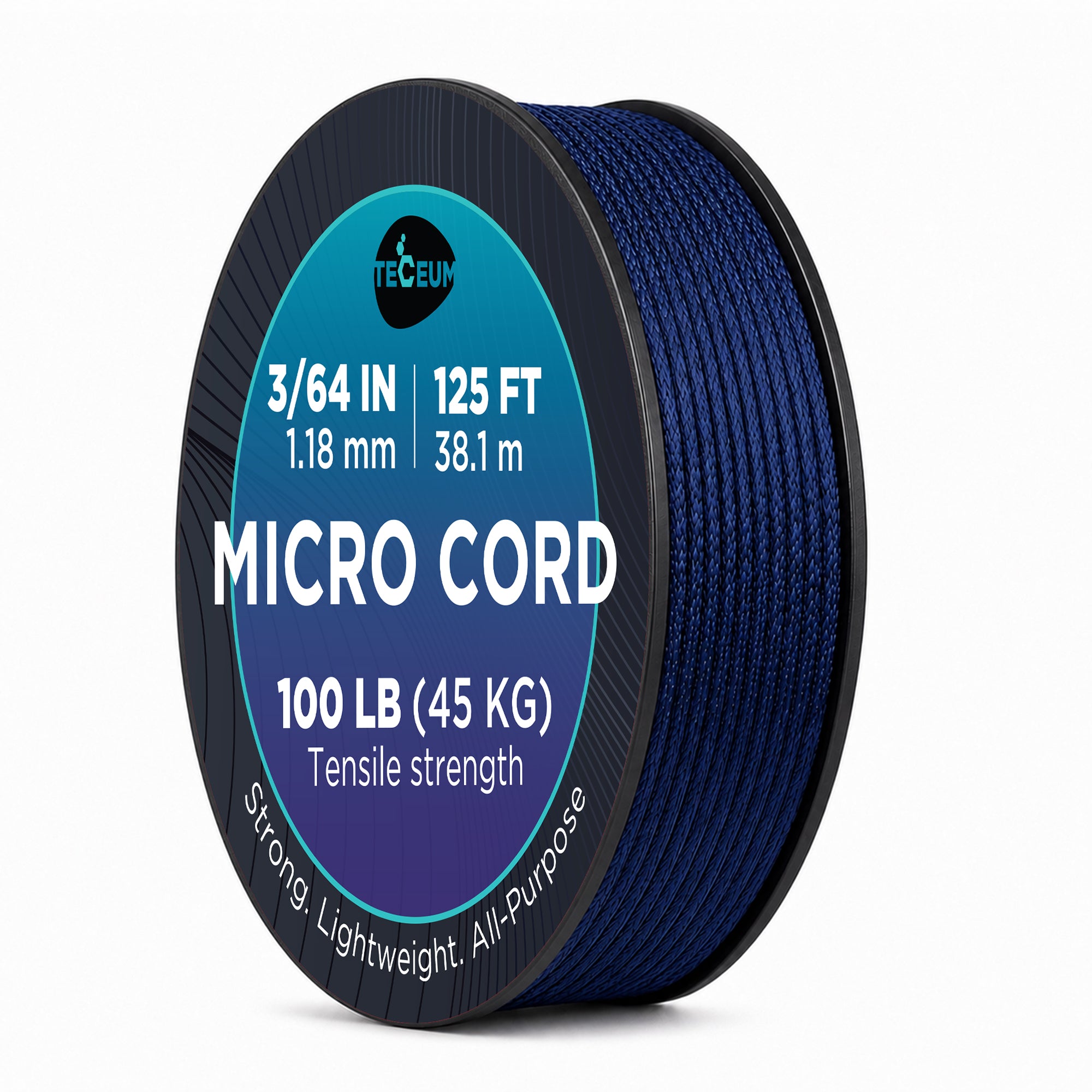 Micro Paracord – Navy Blue – 125 ft - image 1