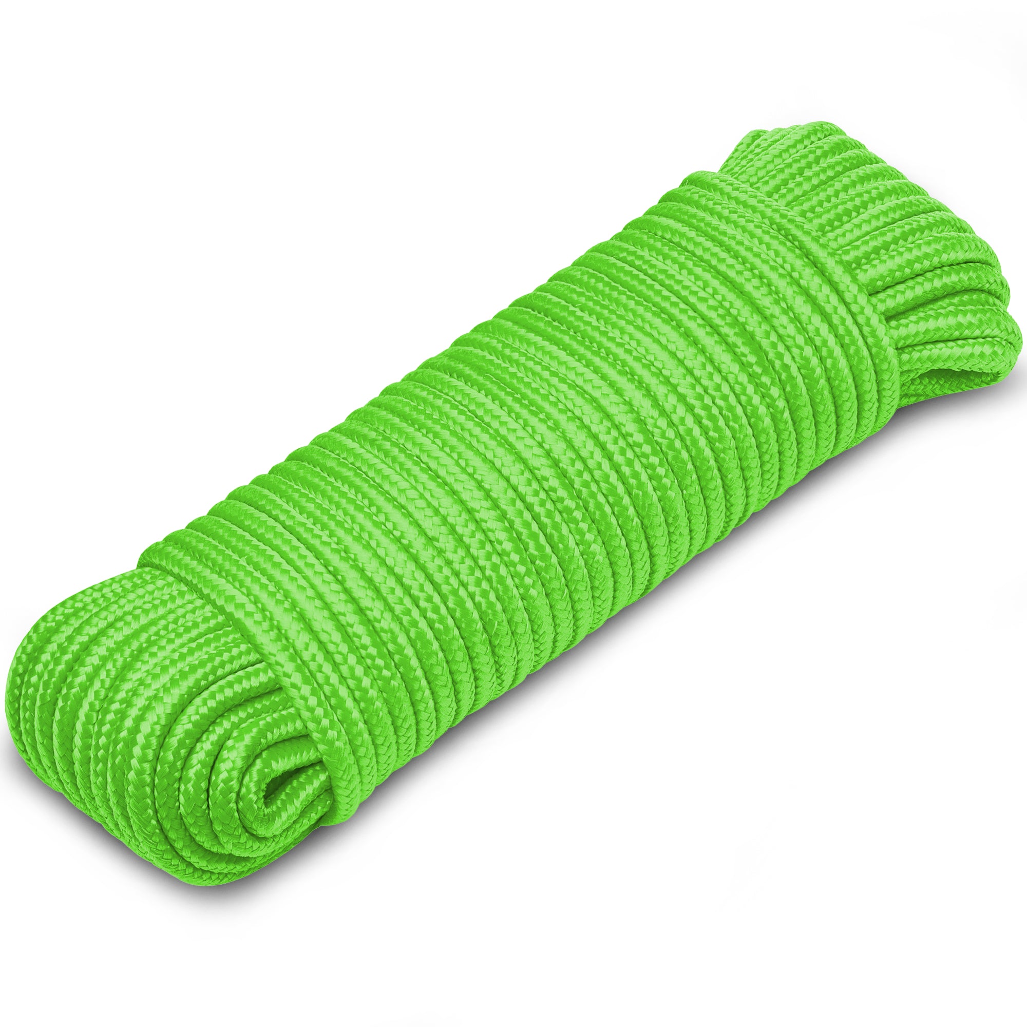 Rope Polypropylene 1/4" 150 ft Neon Green - image 1