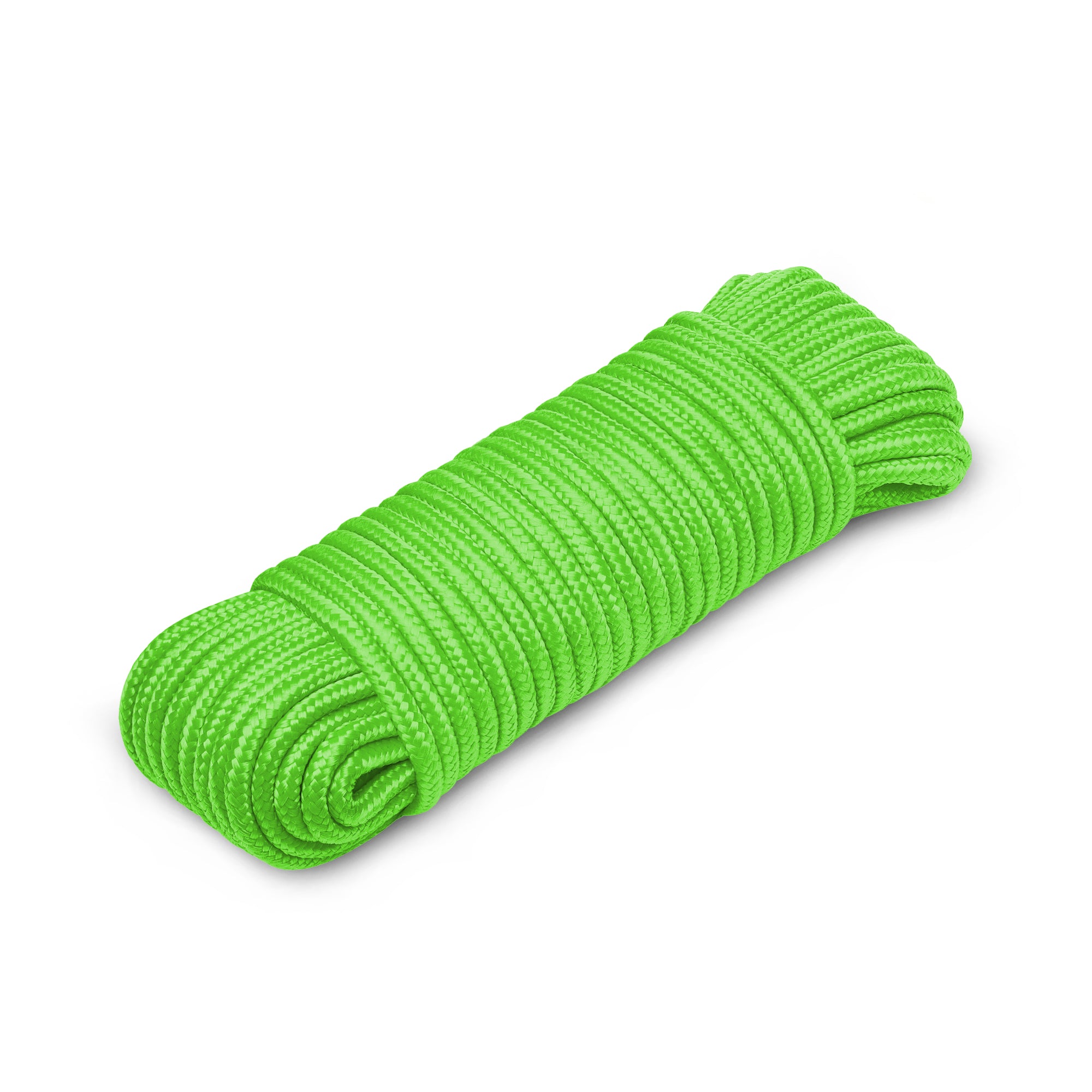 Rope Polypropylene 1/4" 90 ft Neon Green - image 1