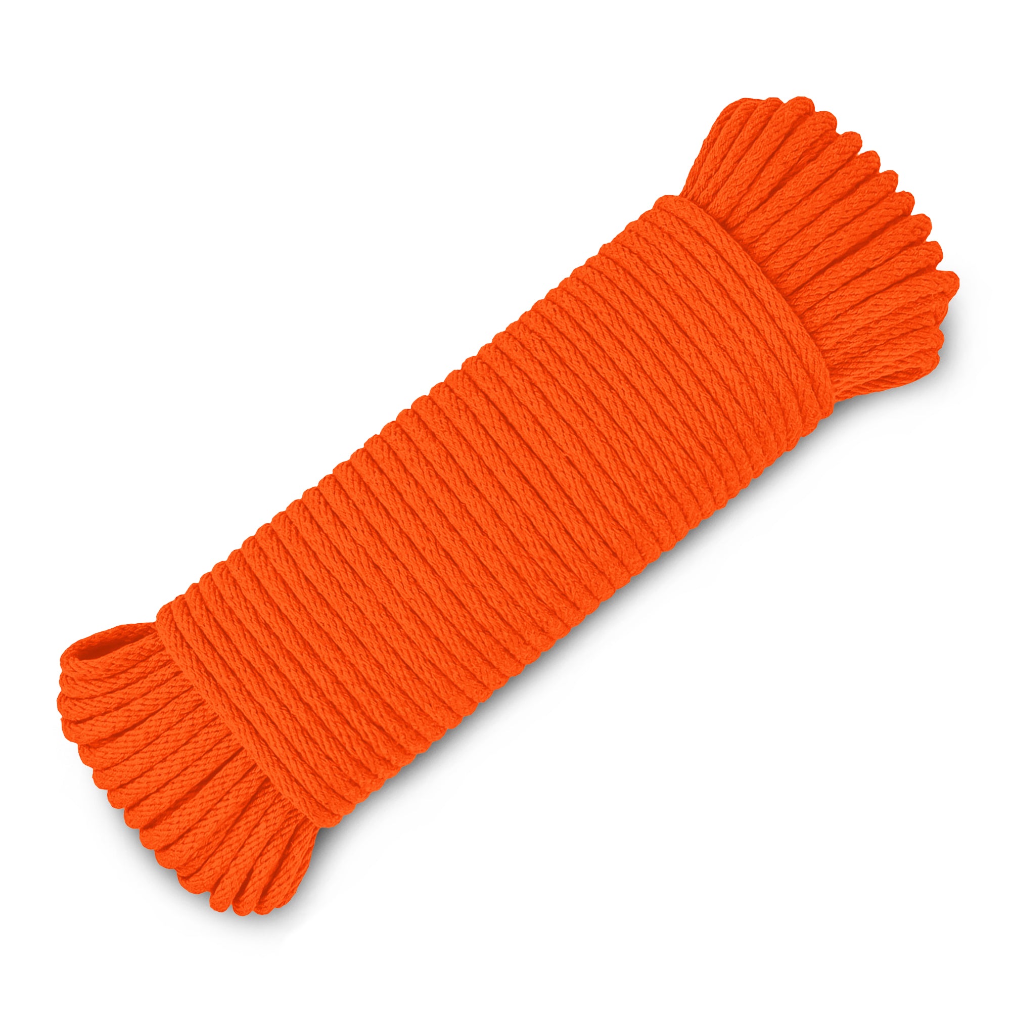 Rope Cotton 3/16" 100 ft Orange - image 1