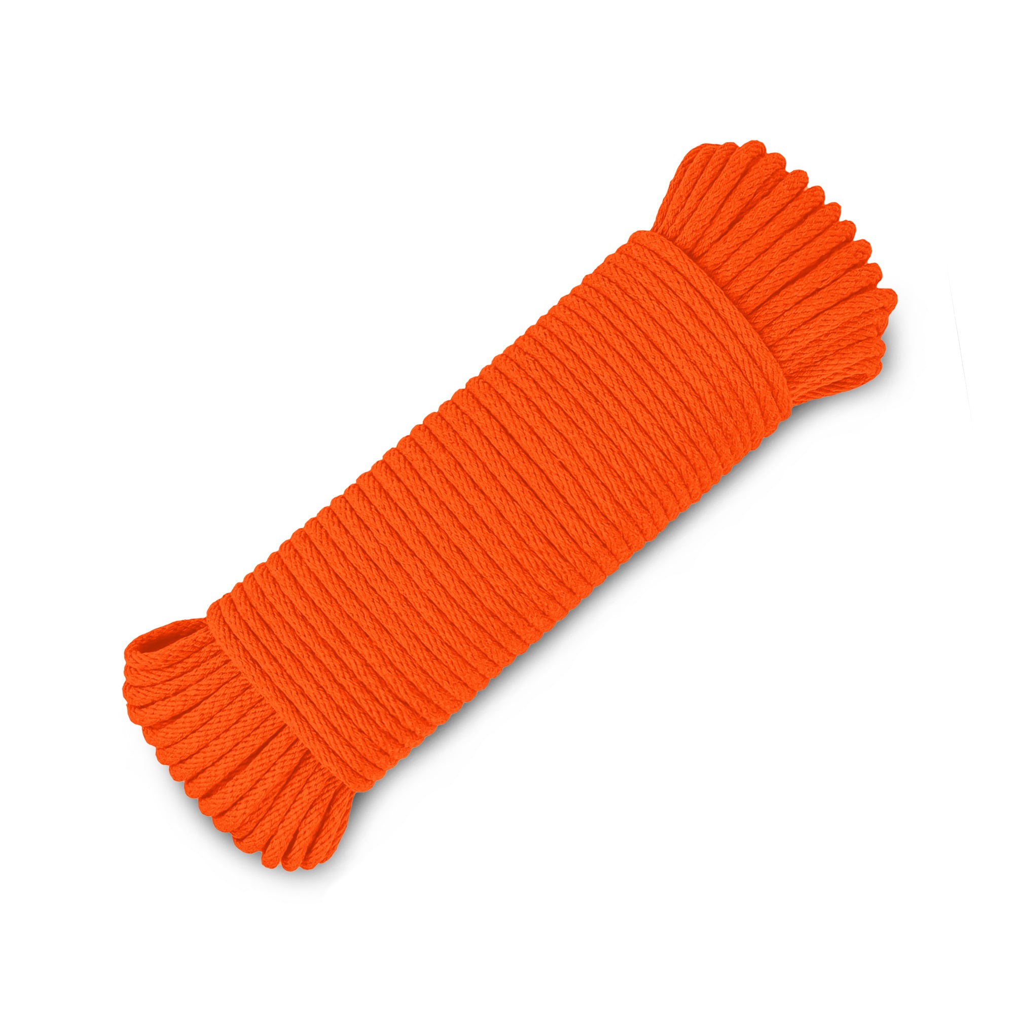Rope Cotton 3/16" 50 ft Orange - image 1