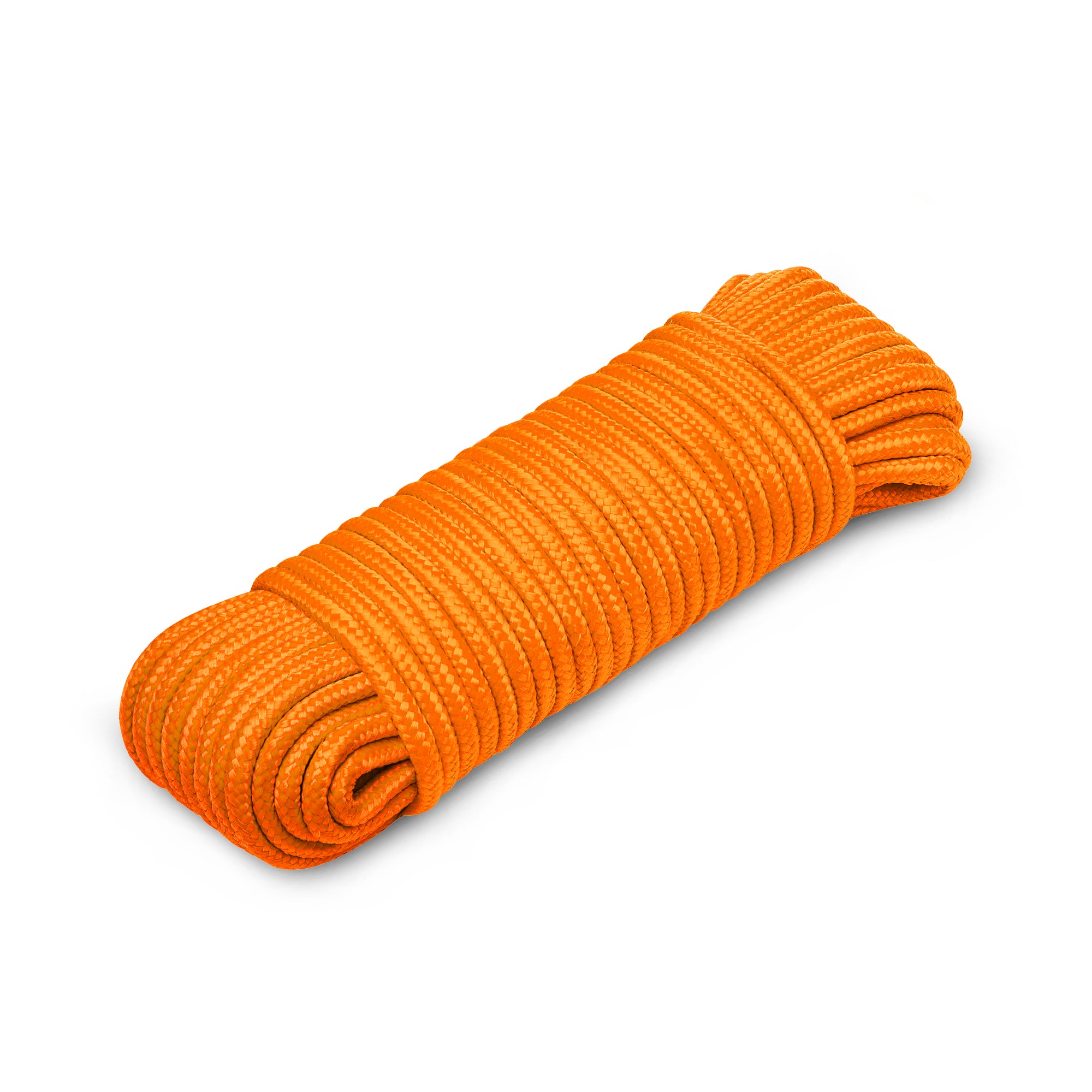 Rope Polypropylene 1/4" 90 ft Orange Yellow - image 1