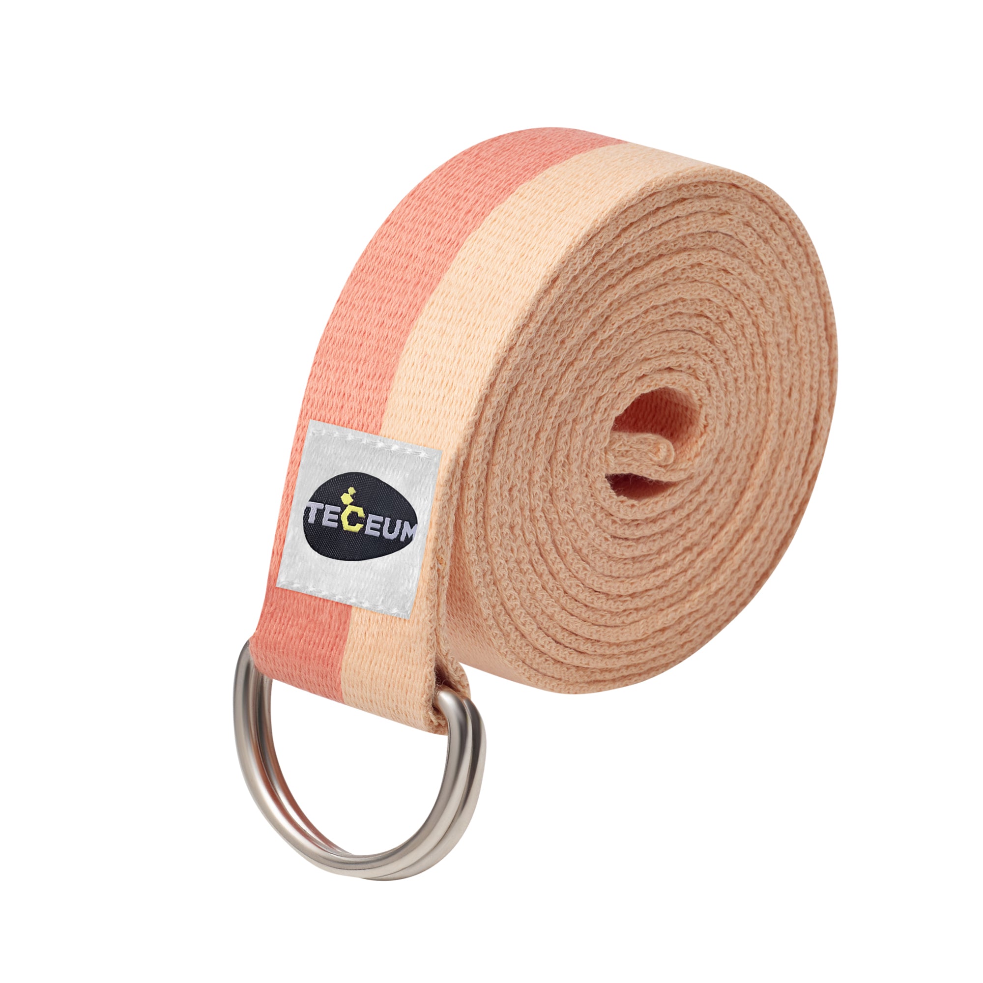 Yoga Straps – Polycotton – Pastel Orange – 6 ft - image 1
