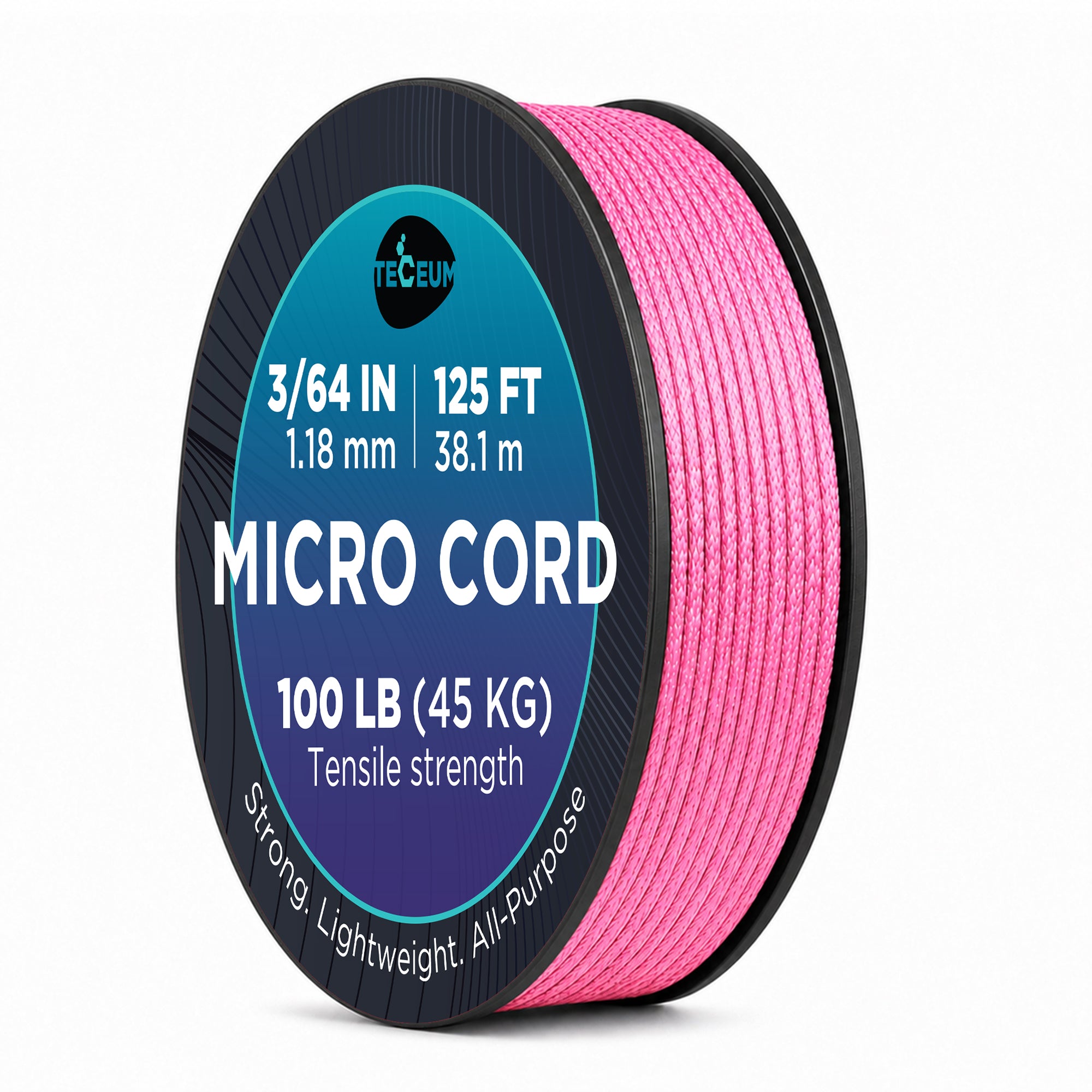 Micro Paracord – Pink – 125 ft - image 1