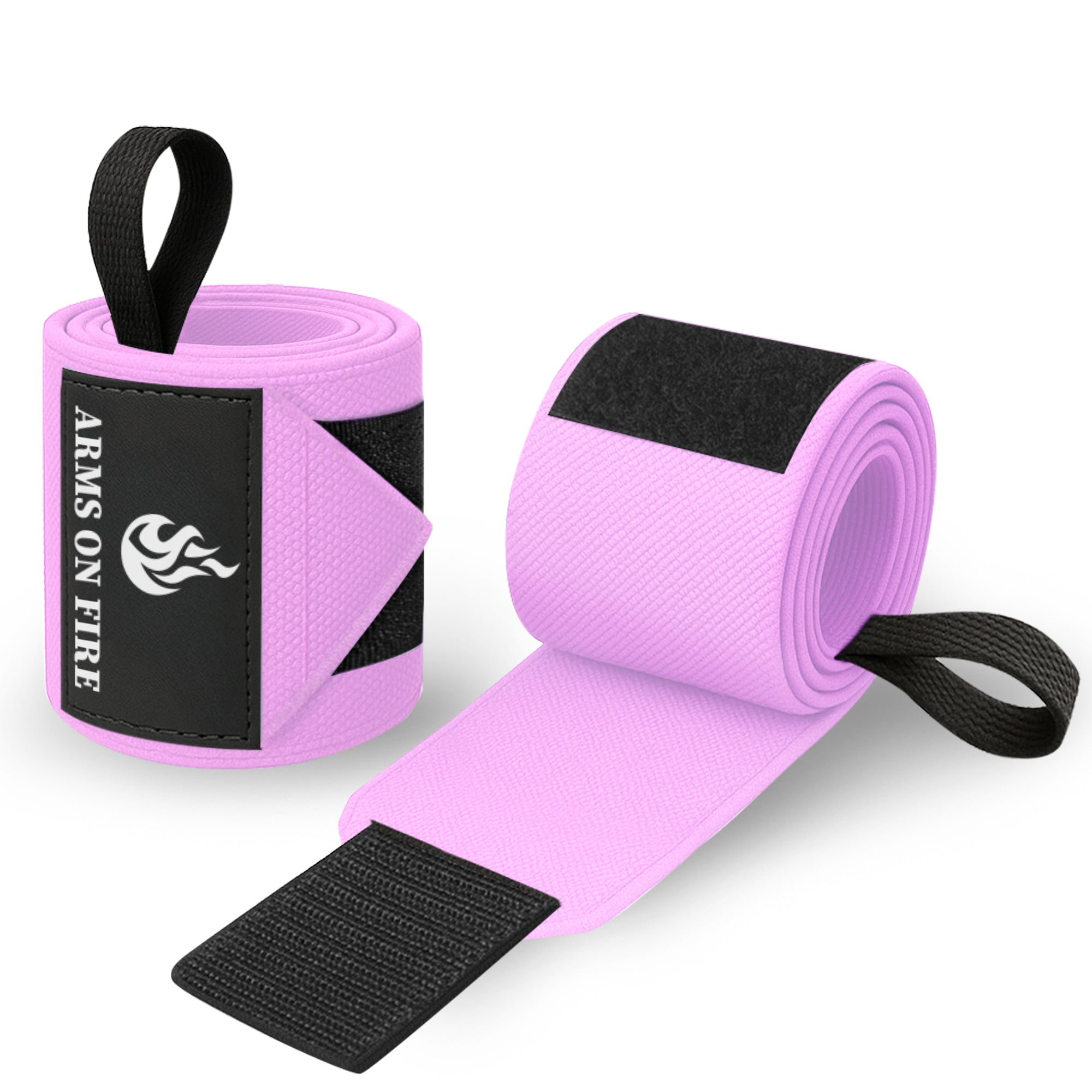 Wrist Wraps – Arms on Fire – Pink – 18 - image 1