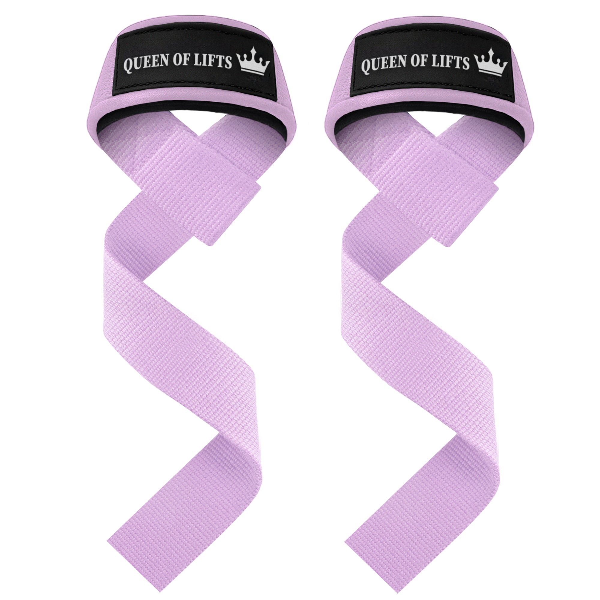 Wrist Straps – Queen of Lifts – Pink - image 1