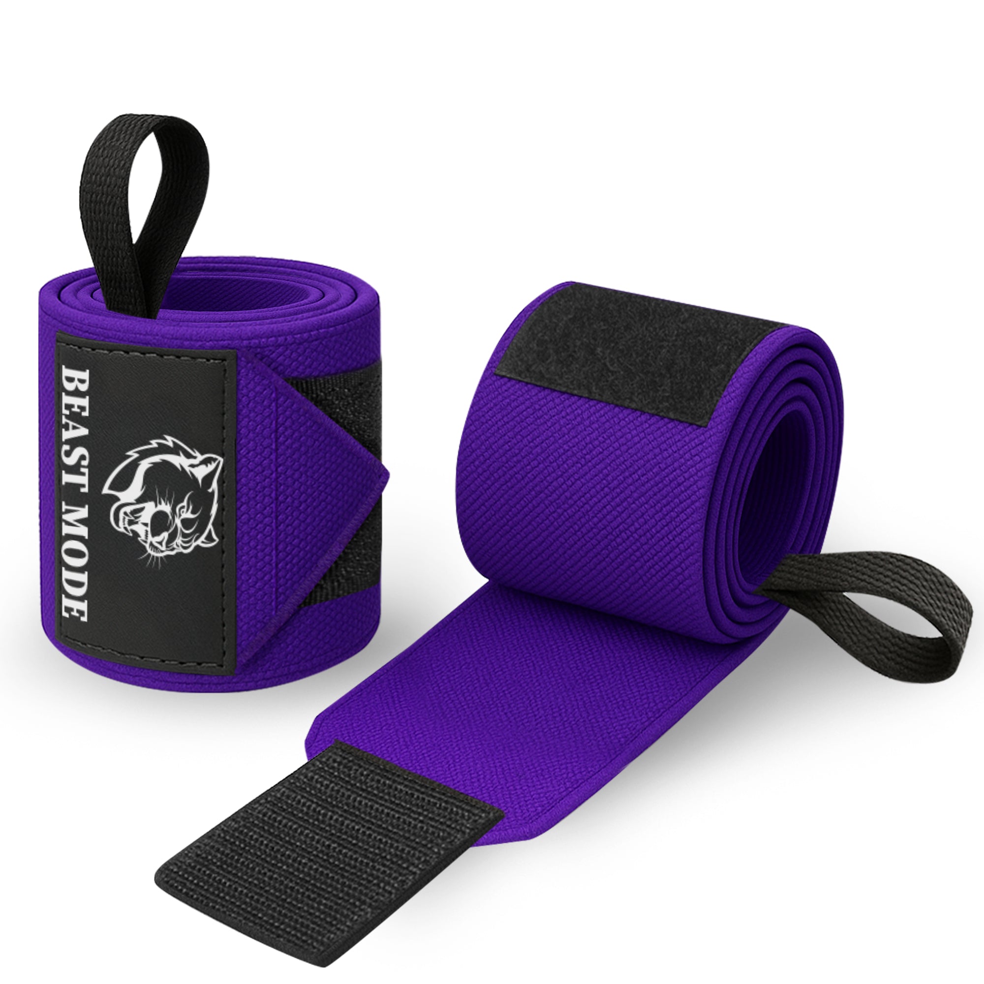 Wrist Wraps – Beast Mode – Purple – 18 - image 1