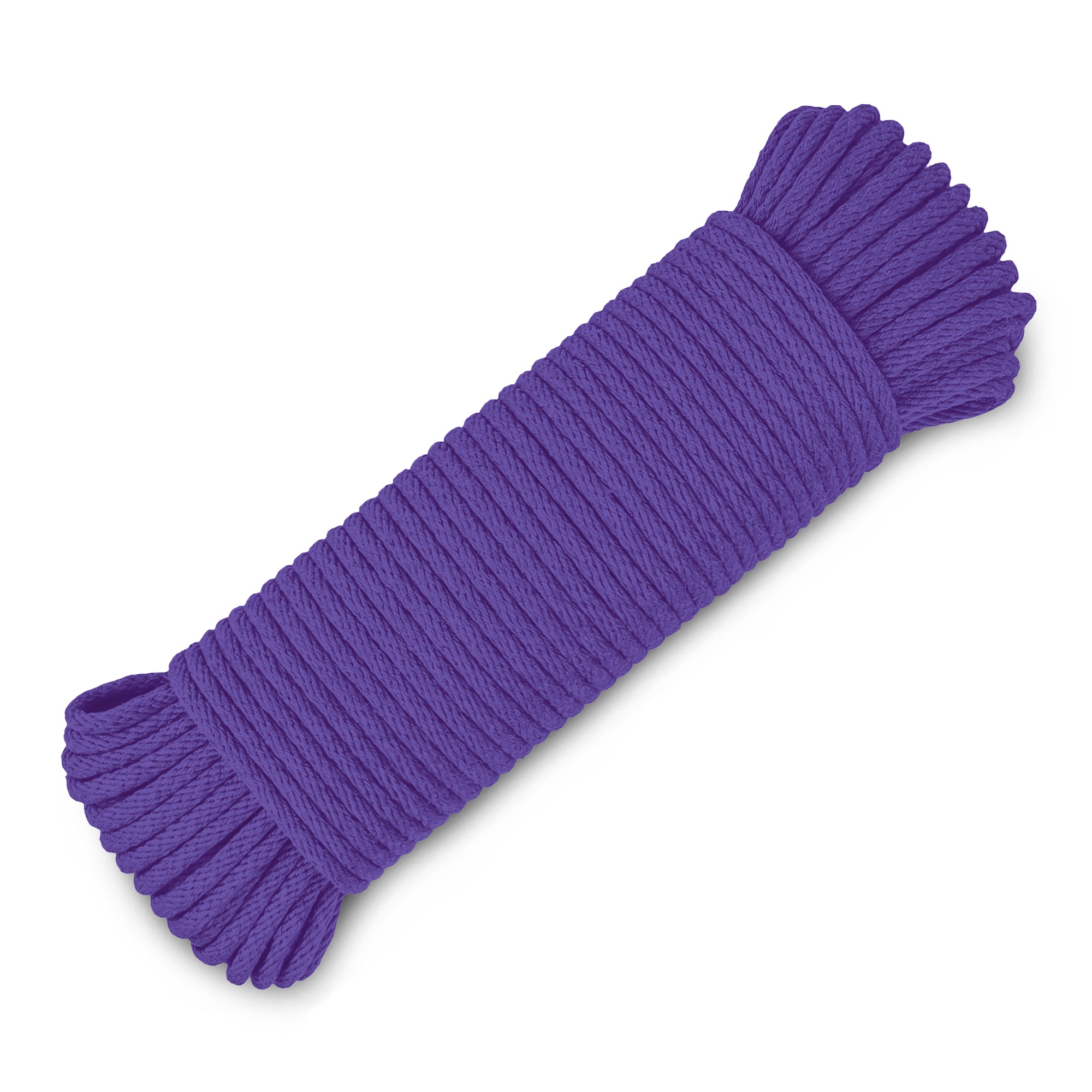 Rope Cotton 3/16" 100 ft Purple - image 1