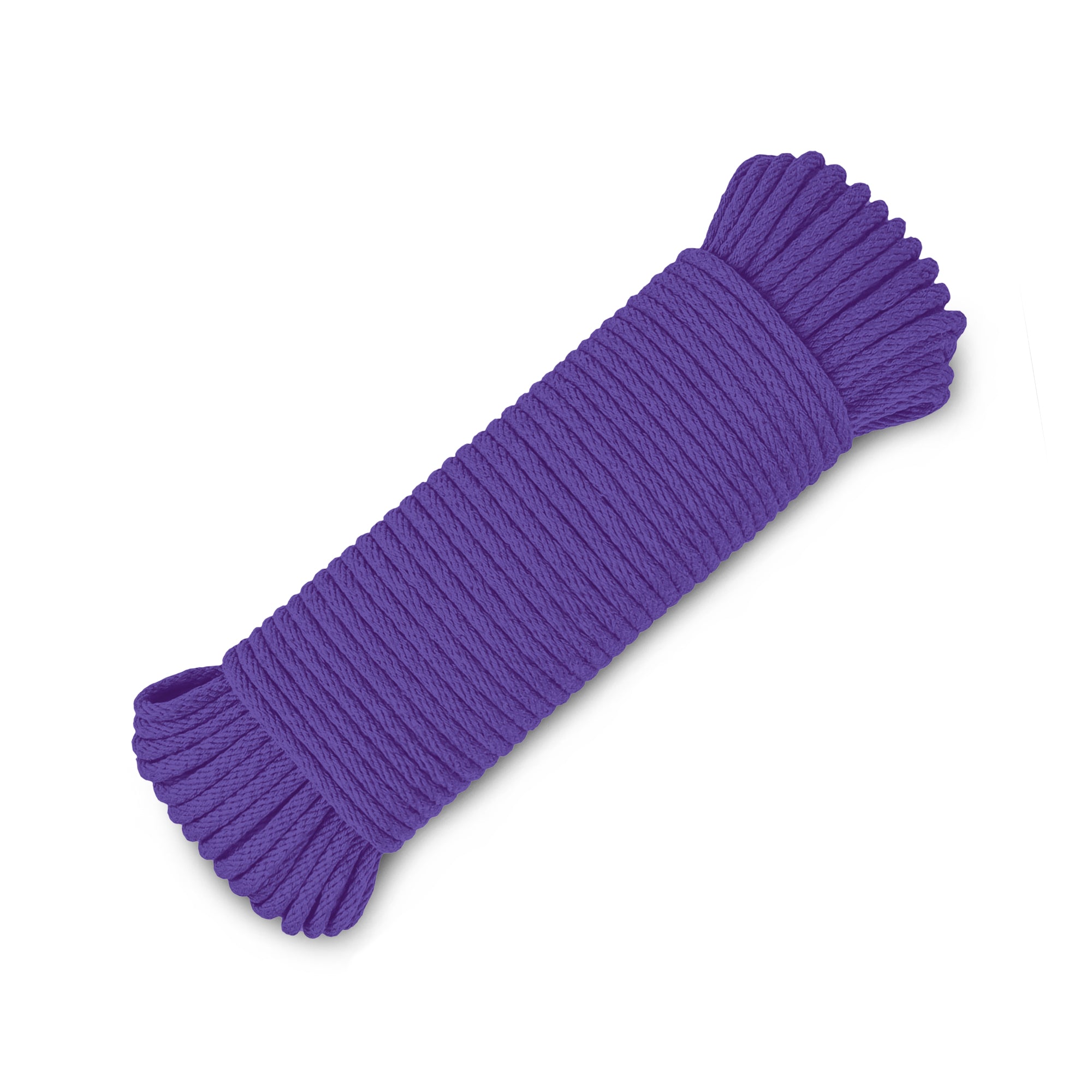 Rope Cotton 3/16" 50 ft Purple - image 1