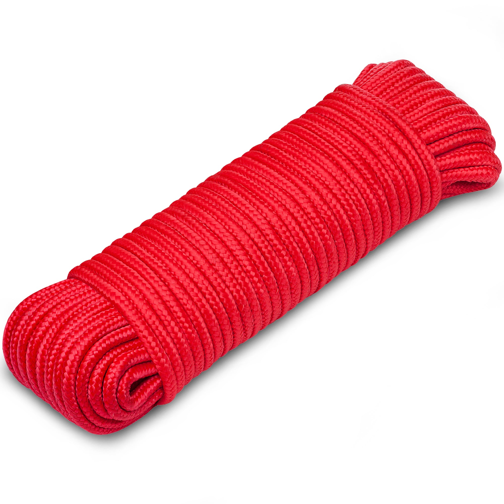 Rope Polypropylene 1/4" 150 ft Red - image 1