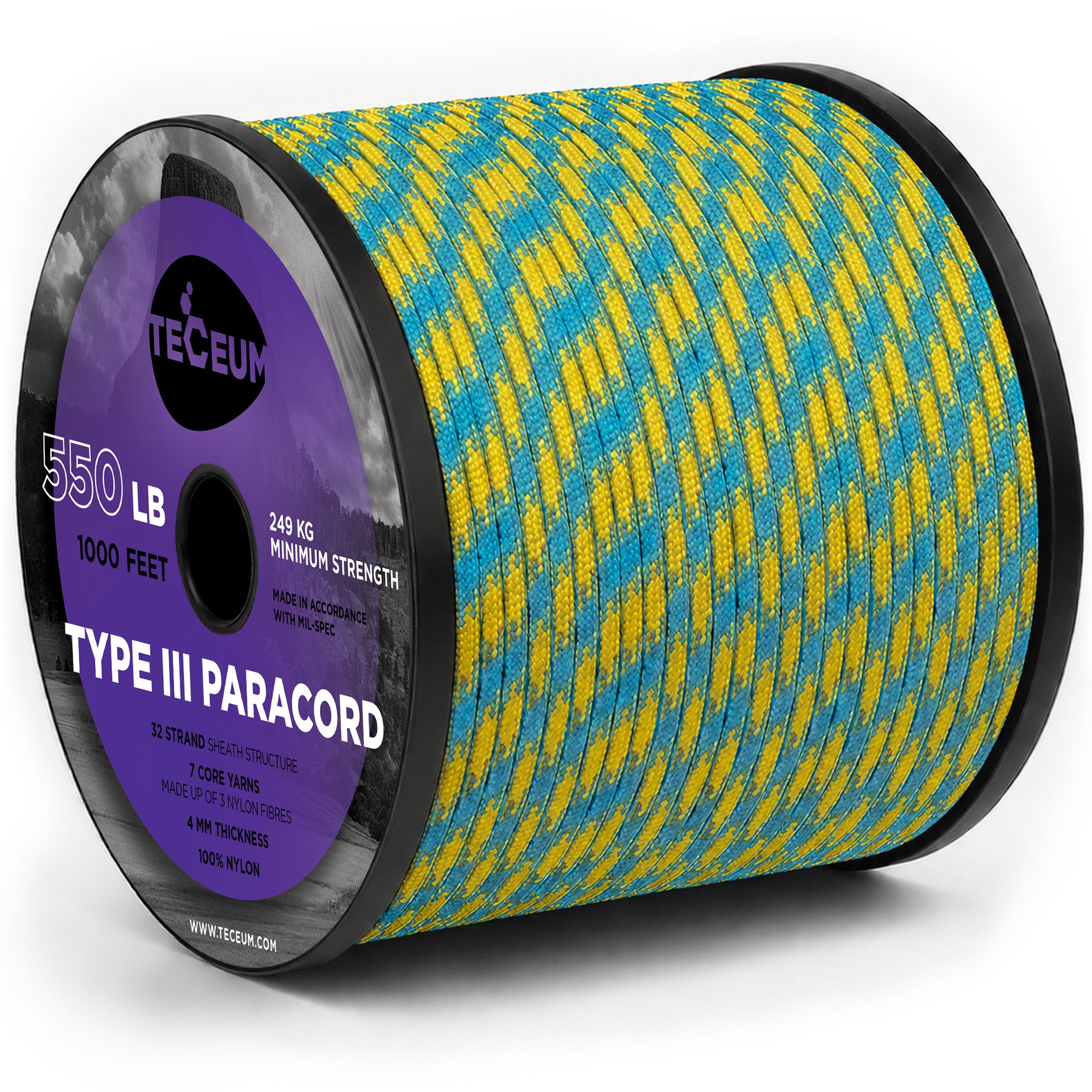 Paracord III 550 Sun Sky – 1000 ft - image 1