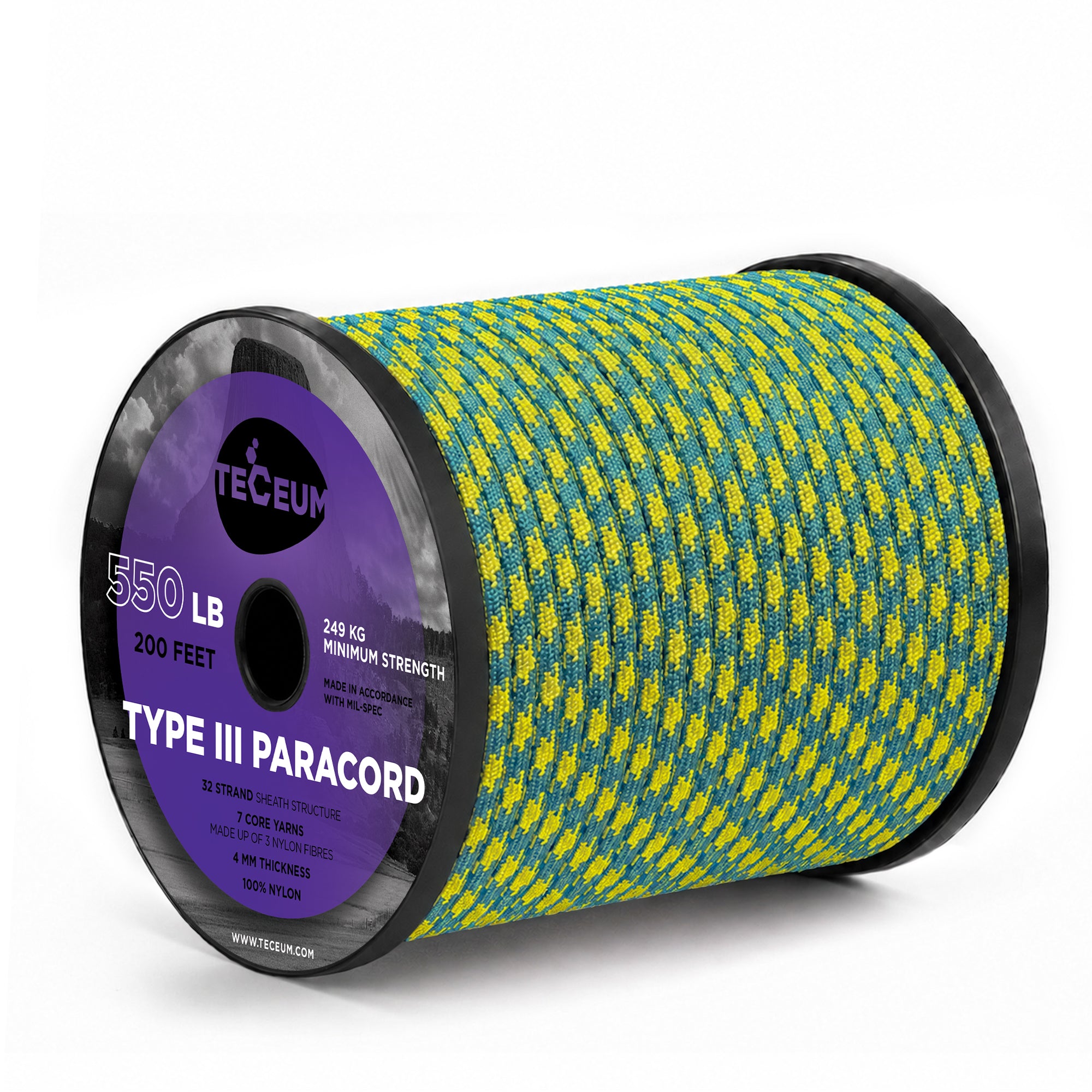 Paracord III 550 Sun Sky – 200 ft - image 1
