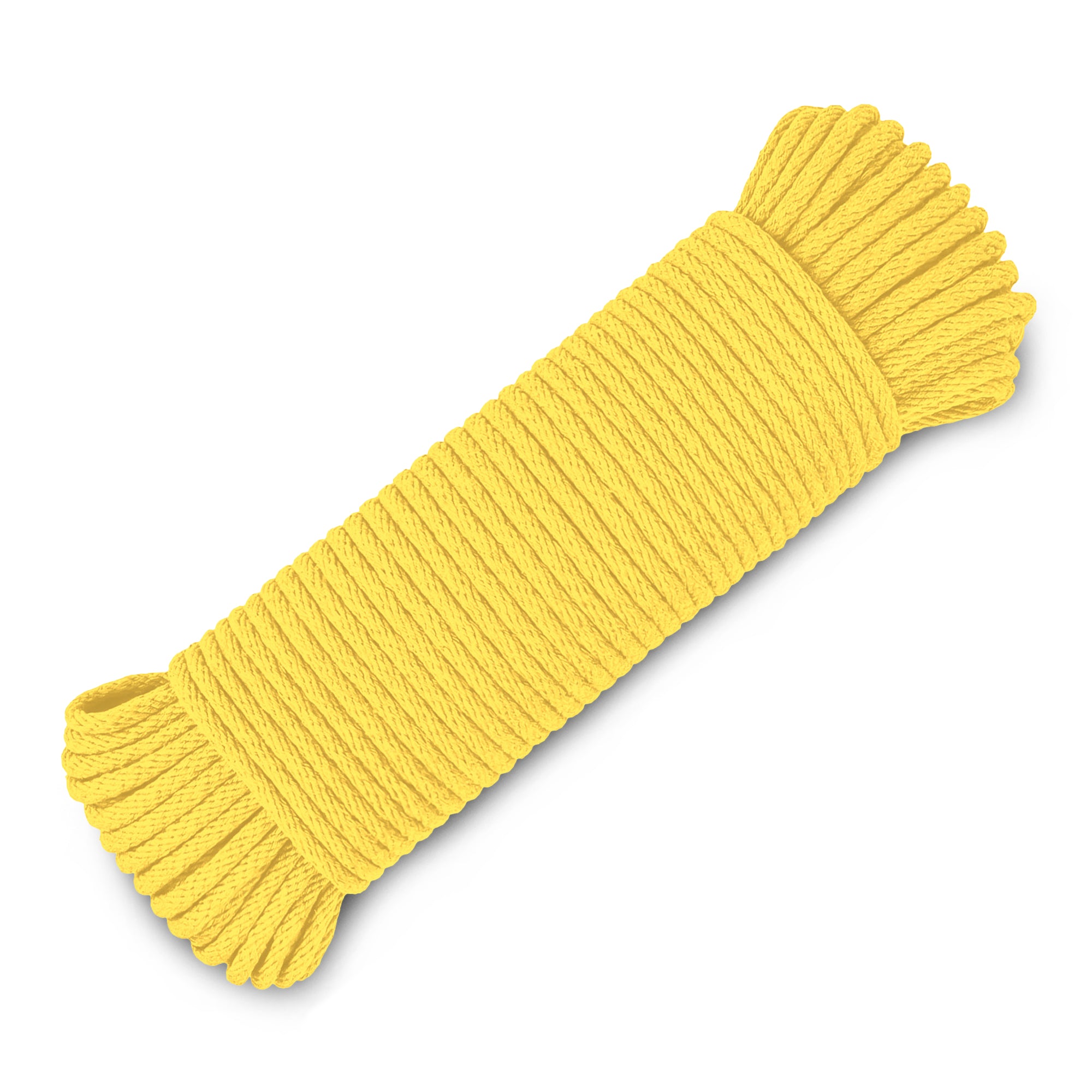 Rope Cotton 3/16" 100 ft Yellow - image 1