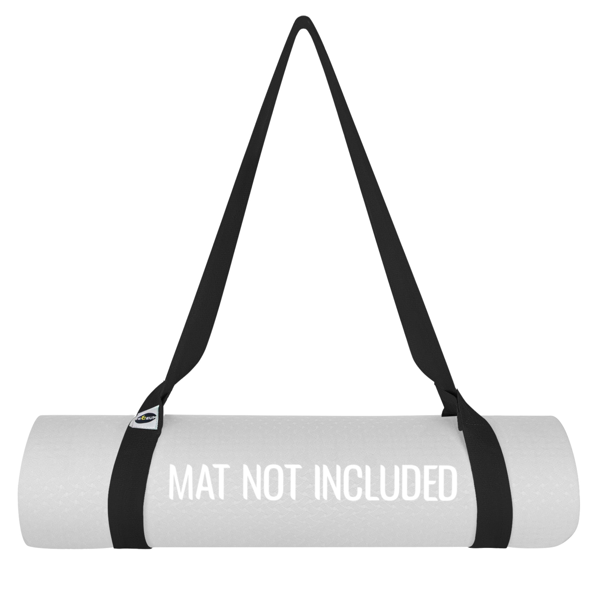 Yoga Mat Straps – Polycotton – Black – 85 IN - image 1