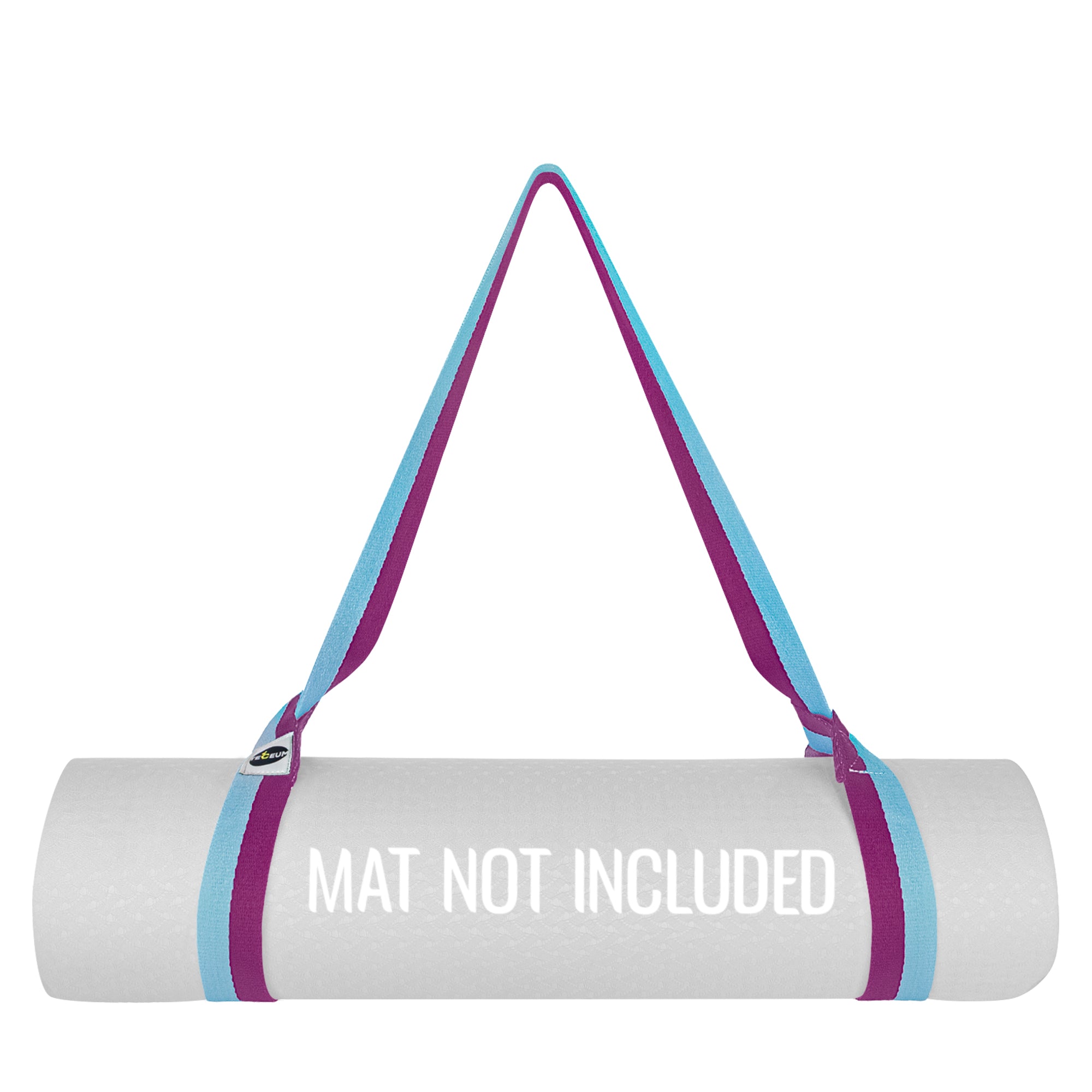 Yoga Mat Straps – Polycotton – Purple Blue – 64 IN - image 1