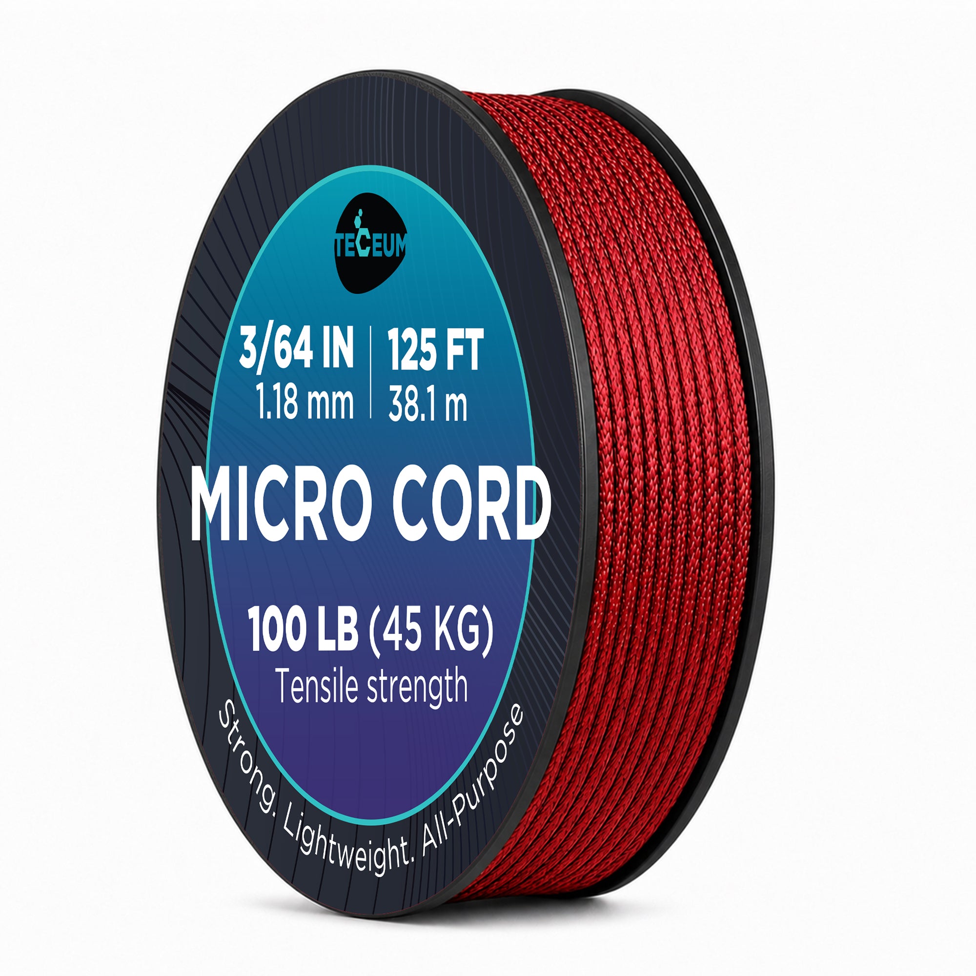 Micro Paracord – Crimson – 125 ft - image 1